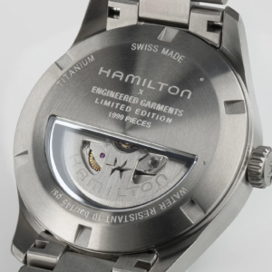 Hamilton X Engineered Garments Khaki Field Titanium 36mm