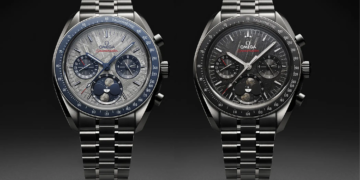 Omega Speedmaster Moonphase Meteorite
