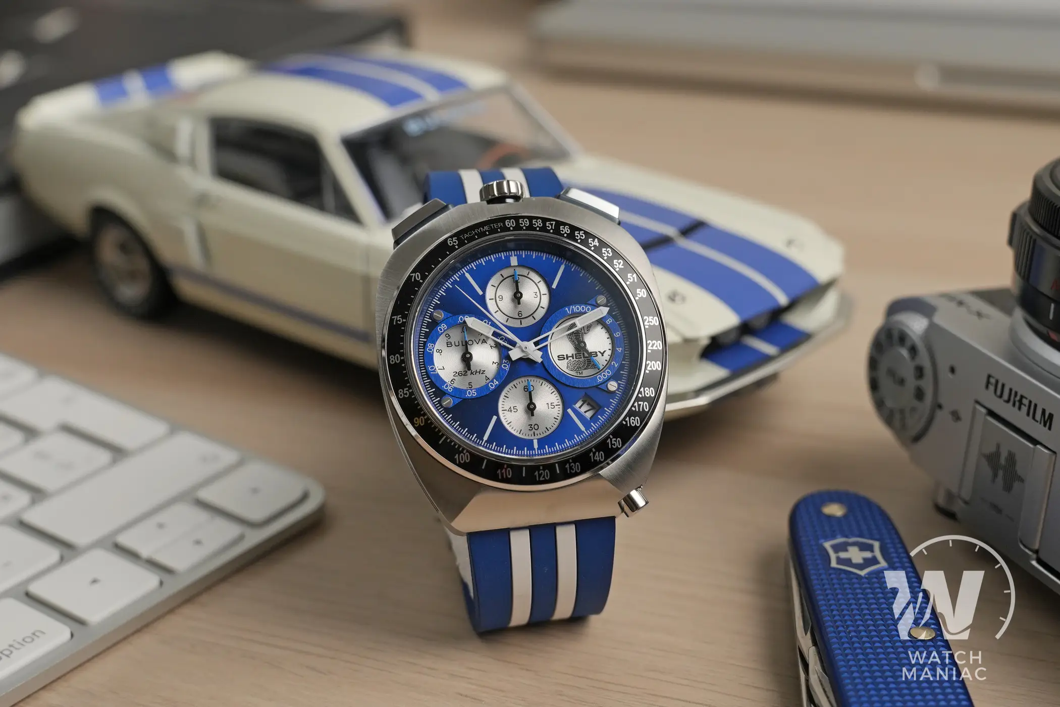 Bulova C4885 Tiverton – Orologio A Muro LED, Royal Blue, Timer 5h, Resistente Alle Intemperie - 4