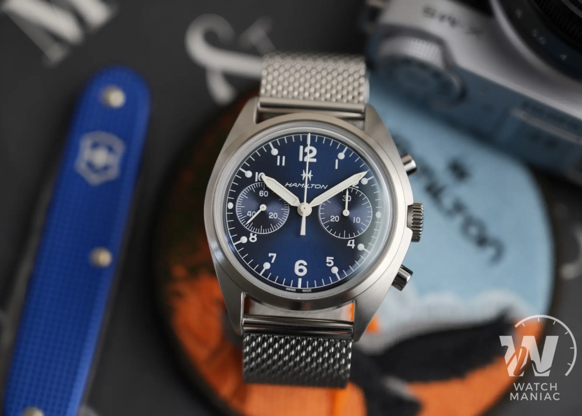 Hamilton Khaki Aviation Pilot Pioneer Mechanical Chrono