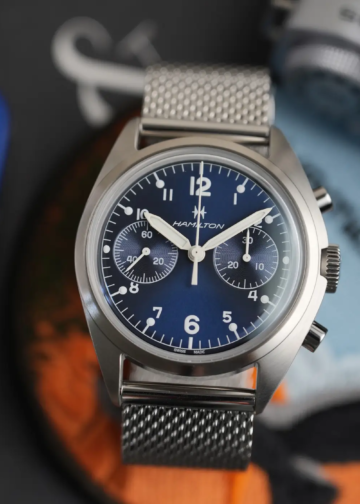 Hamilton Khaki Aviation Pilot Pioneer Mechanical Chrono